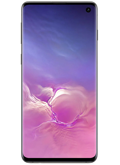 Galaxy S10: Prism Black, Prism White at 128 GB and 512 GB